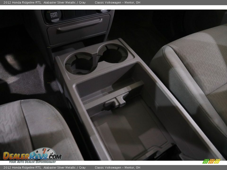 2012 Honda Ridgeline RTS Alabaster Silver Metallic / Gray Photo #11