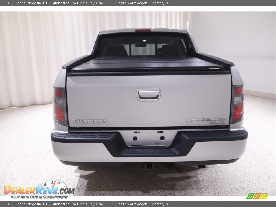 2012 Honda Ridgeline RTS Alabaster Silver Metallic / Gray Photo #15
