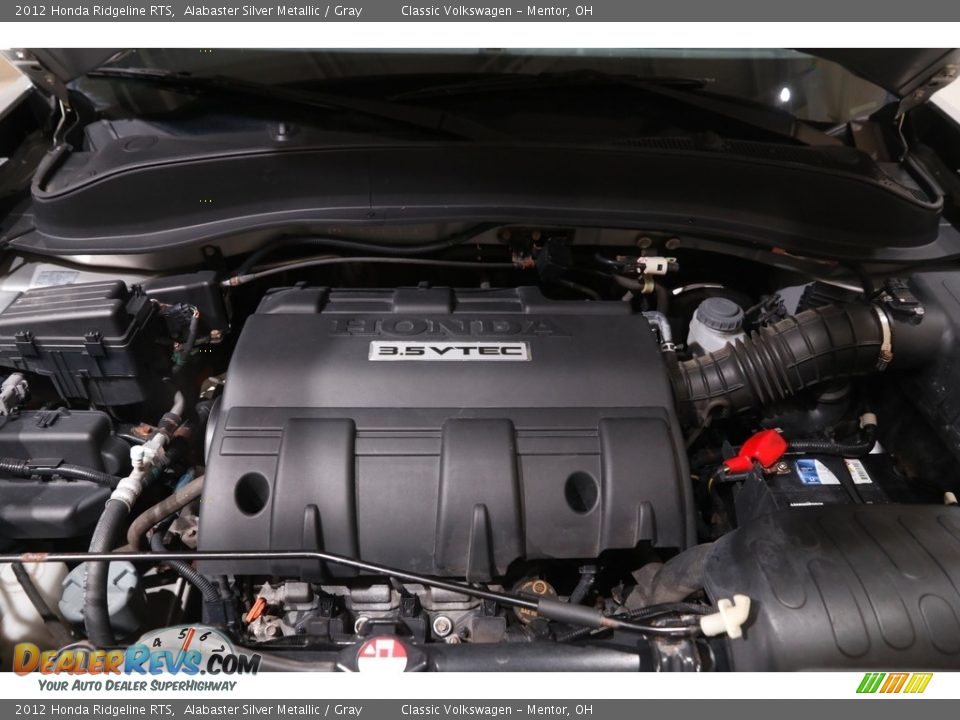 2012 Honda Ridgeline RTS Alabaster Silver Metallic / Gray Photo #16