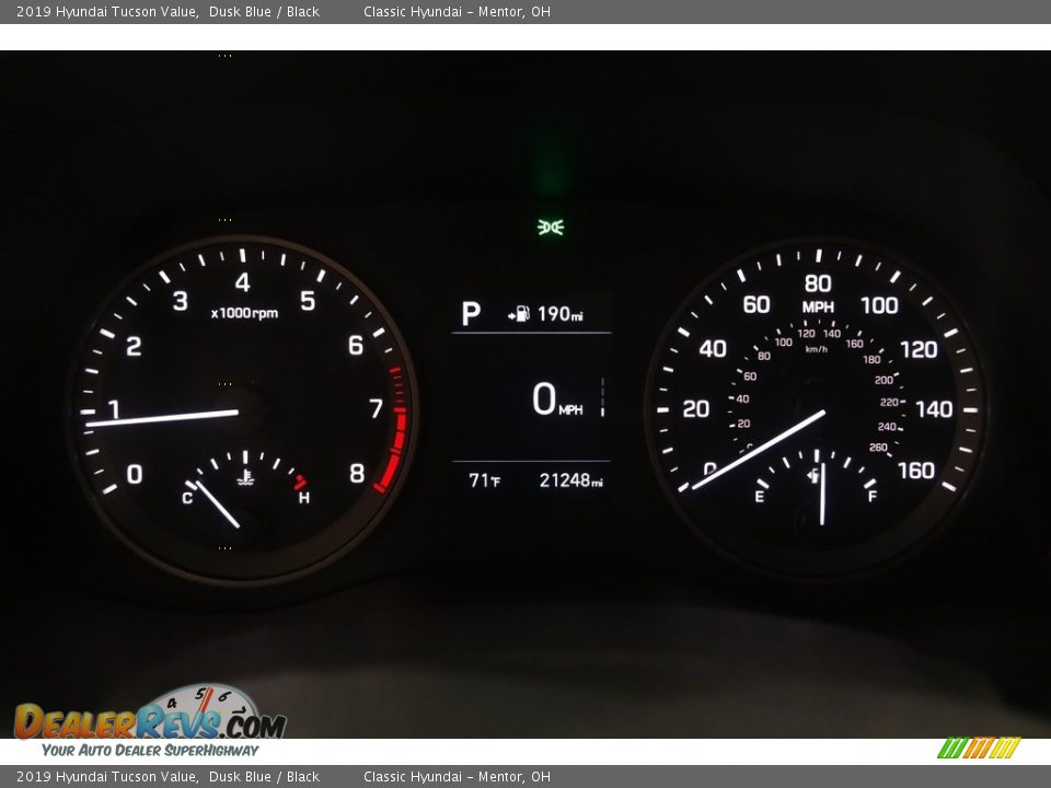 2019 Hyundai Tucson Value Dusk Blue / Black Photo #8