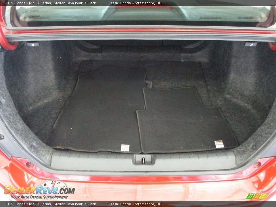 2019 Honda Civic EX Sedan Molten Lava Pearl / Black Photo #13