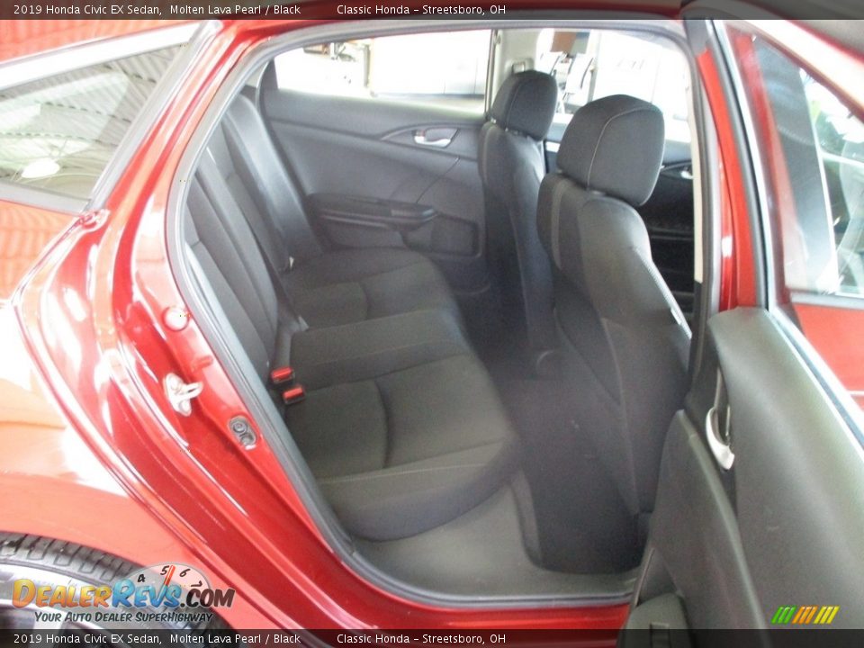 2019 Honda Civic EX Sedan Molten Lava Pearl / Black Photo #20