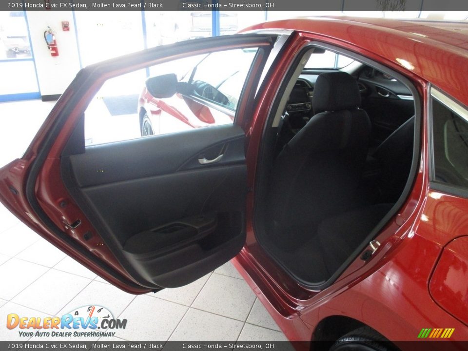 2019 Honda Civic EX Sedan Molten Lava Pearl / Black Photo #22