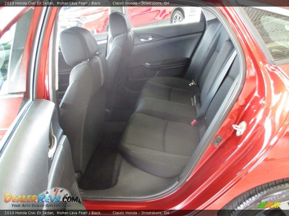 2019 Honda Civic EX Sedan Molten Lava Pearl / Black Photo #23