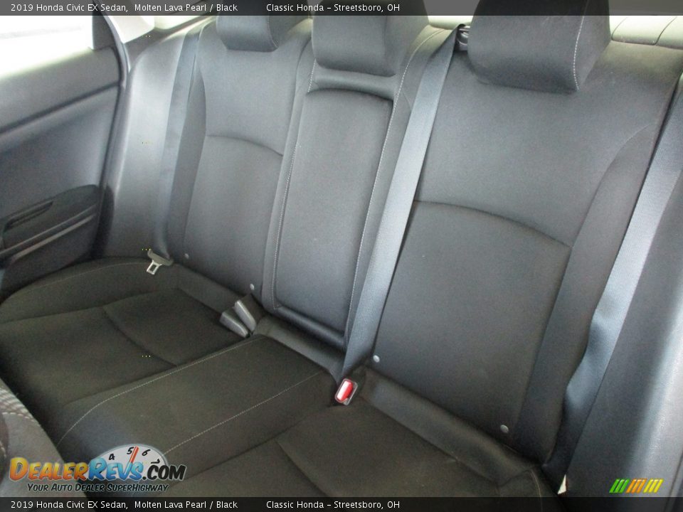 2019 Honda Civic EX Sedan Molten Lava Pearl / Black Photo #24