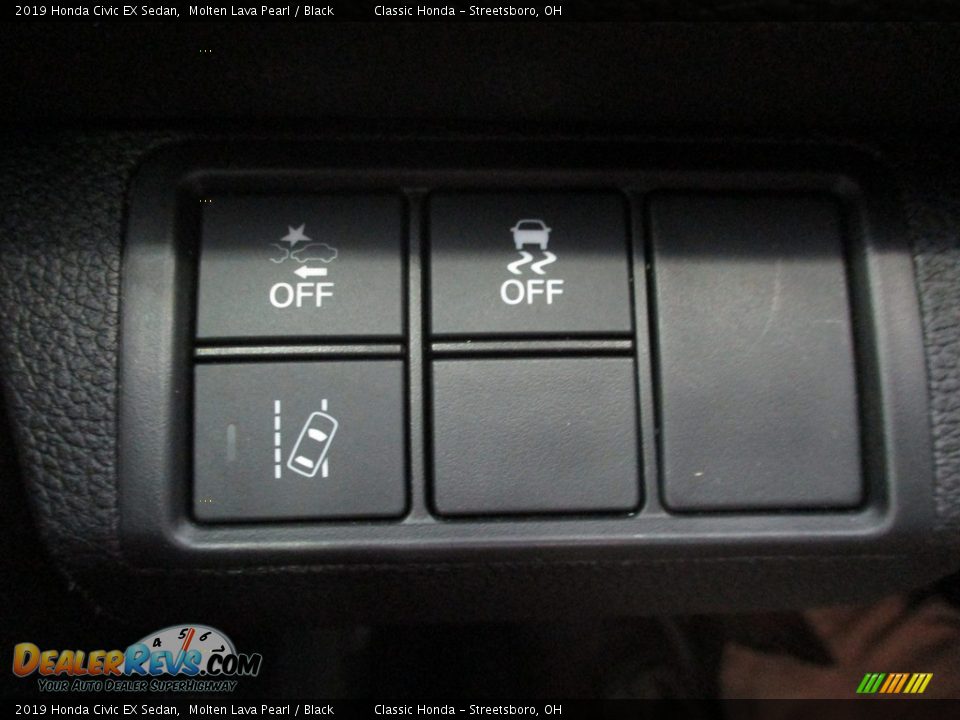 2019 Honda Civic EX Sedan Molten Lava Pearl / Black Photo #31