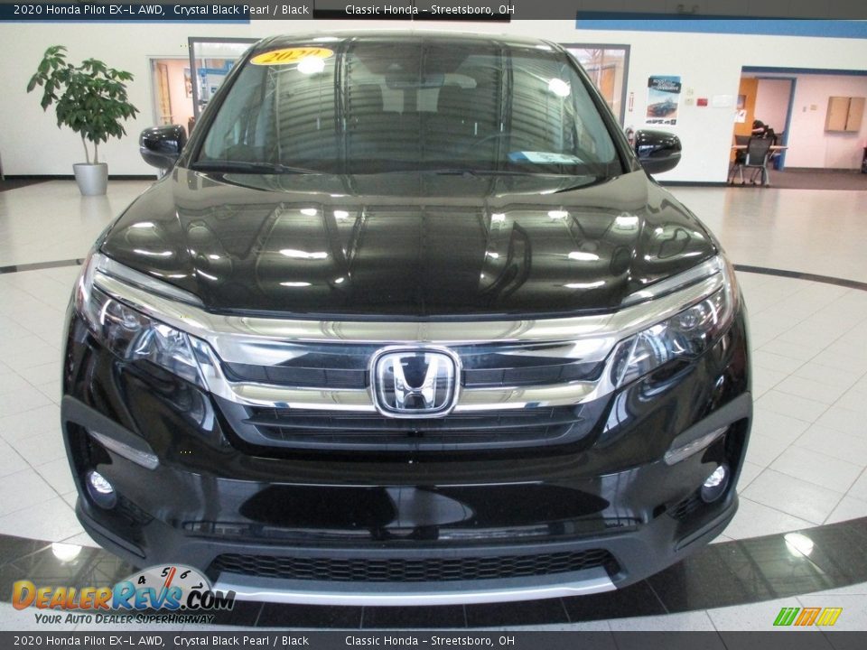 2020 Honda Pilot EX-L AWD Crystal Black Pearl / Black Photo #2