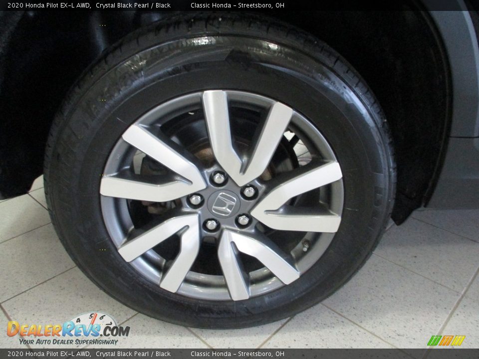 2020 Honda Pilot EX-L AWD Crystal Black Pearl / Black Photo #6