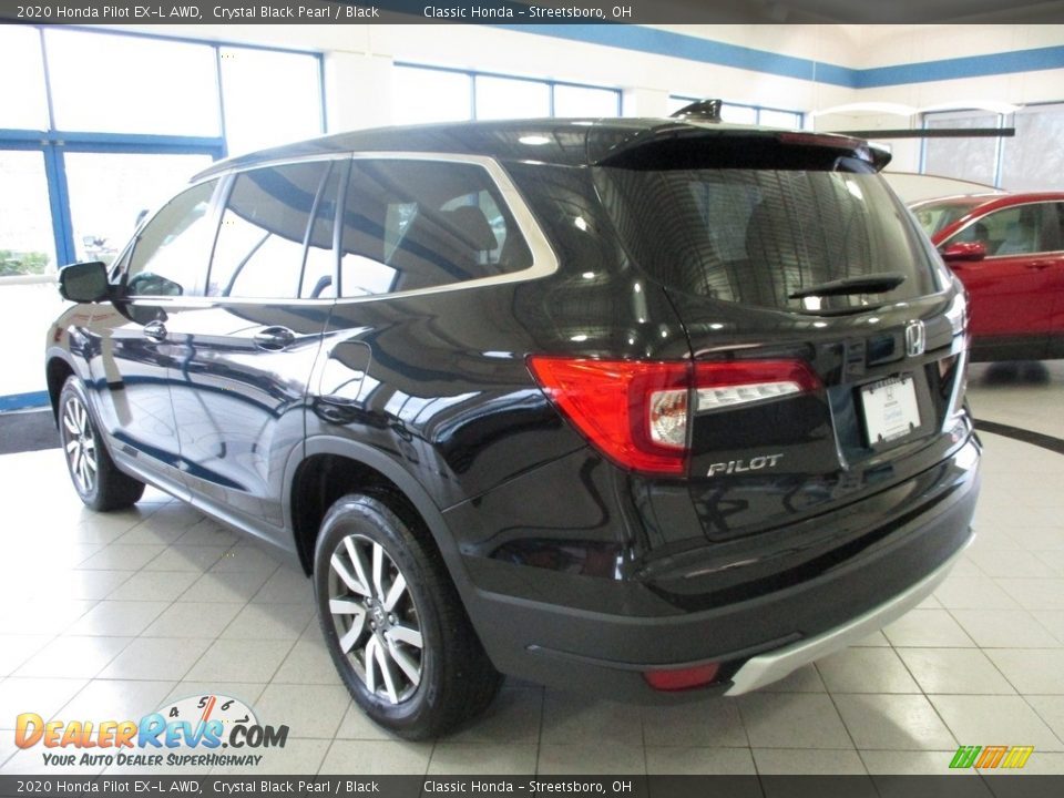 2020 Honda Pilot EX-L AWD Crystal Black Pearl / Black Photo #9