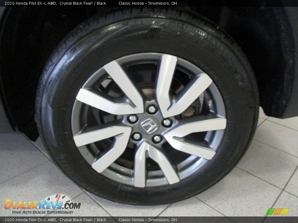 2020 Honda Pilot EX-L AWD Crystal Black Pearl / Black Photo #11