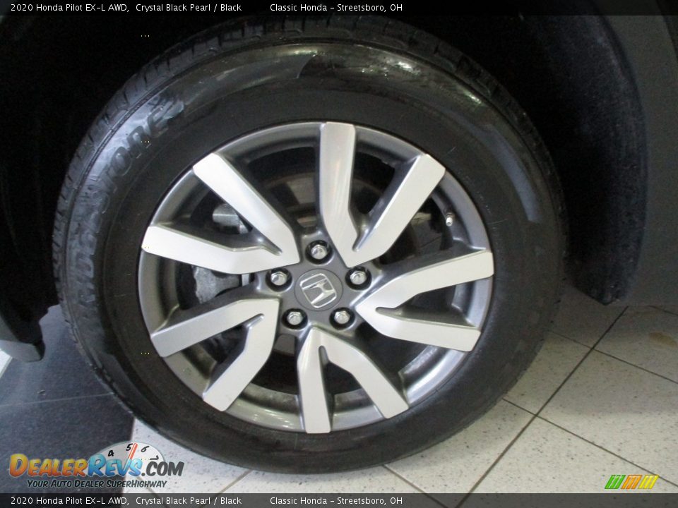 2020 Honda Pilot EX-L AWD Crystal Black Pearl / Black Photo #12