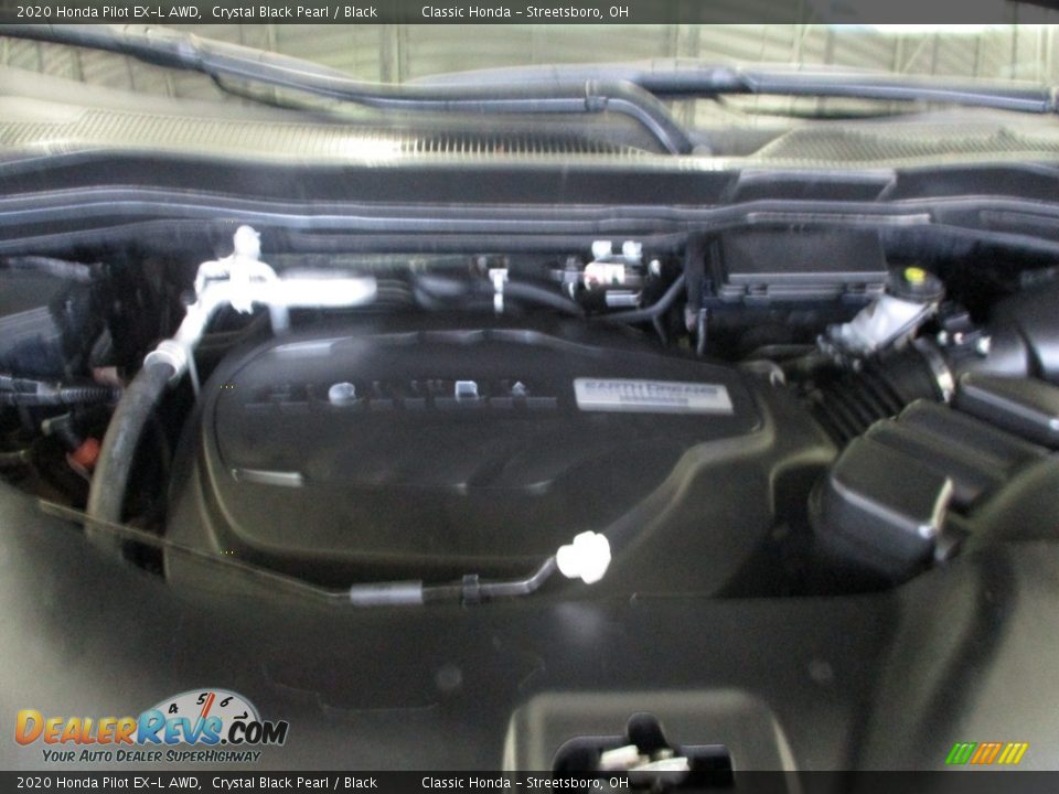 2020 Honda Pilot EX-L AWD Crystal Black Pearl / Black Photo #13