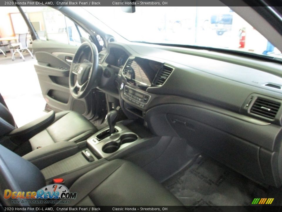 2020 Honda Pilot EX-L AWD Crystal Black Pearl / Black Photo #15