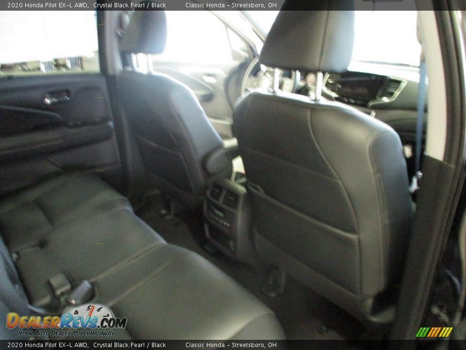 2020 Honda Pilot EX-L AWD Crystal Black Pearl / Black Photo #19