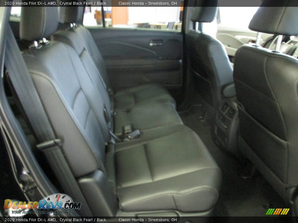 2020 Honda Pilot EX-L AWD Crystal Black Pearl / Black Photo #20