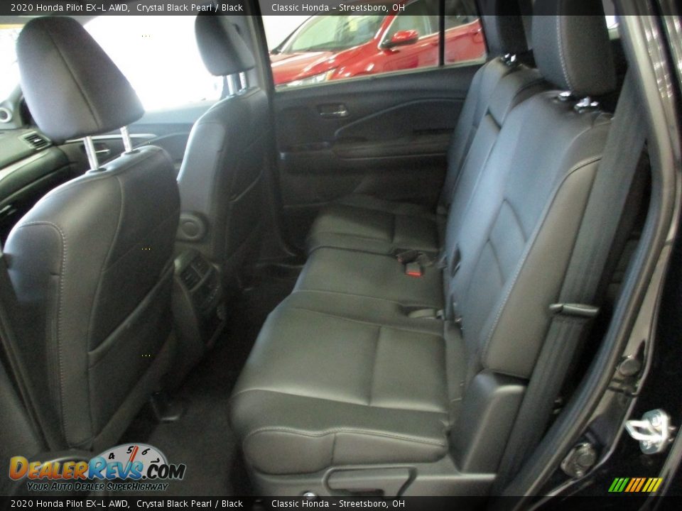 2020 Honda Pilot EX-L AWD Crystal Black Pearl / Black Photo #26