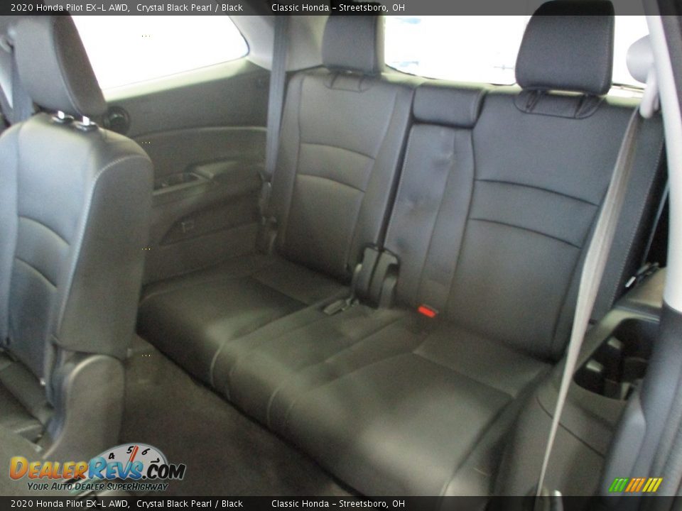 2020 Honda Pilot EX-L AWD Crystal Black Pearl / Black Photo #27