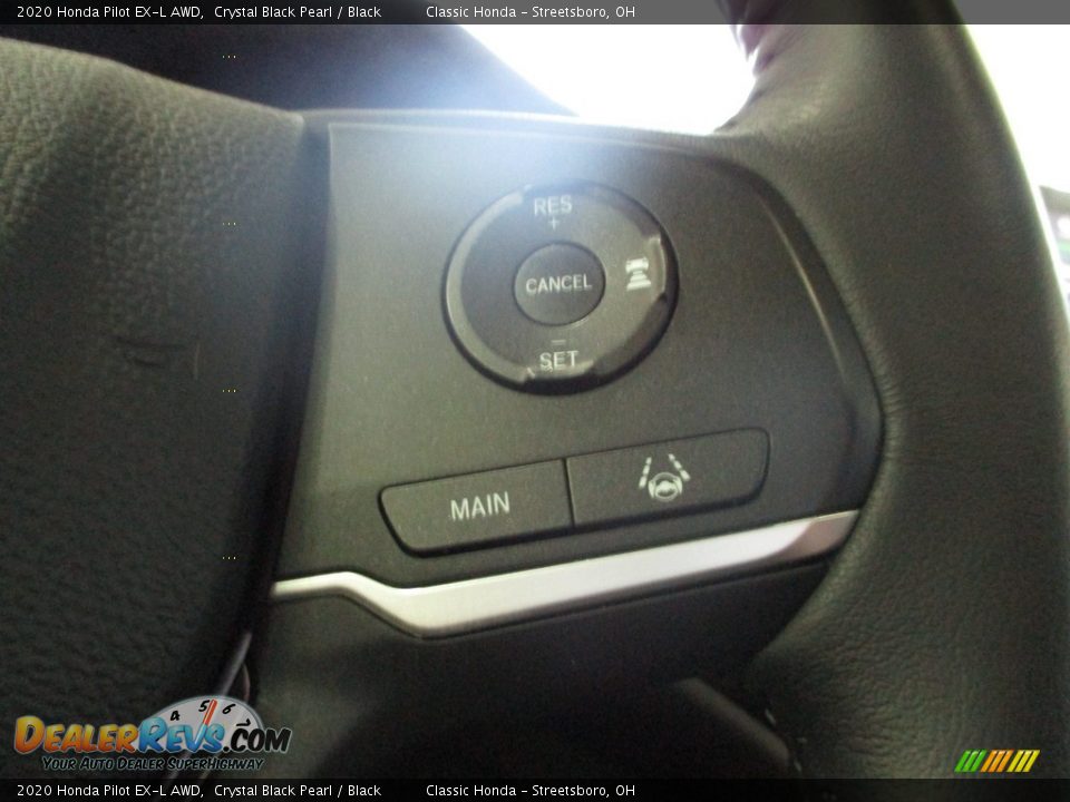 2020 Honda Pilot EX-L AWD Crystal Black Pearl / Black Photo #34