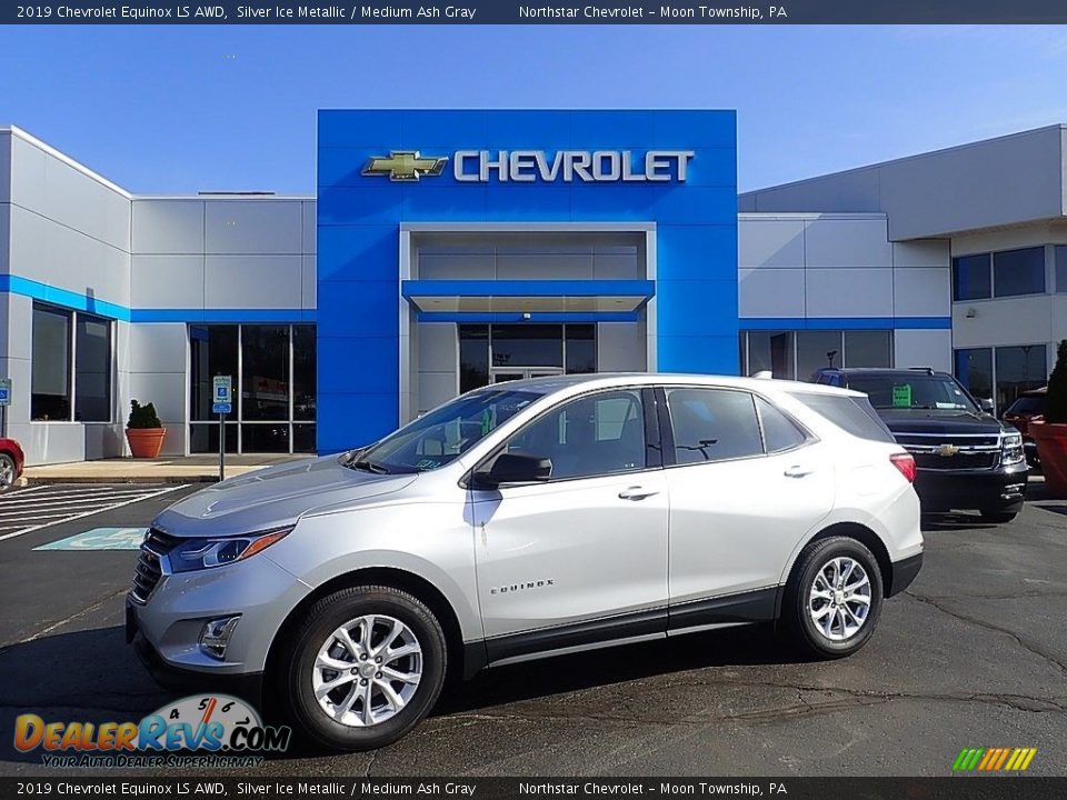 2019 Chevrolet Equinox LS AWD Silver Ice Metallic / Medium Ash Gray Photo #1