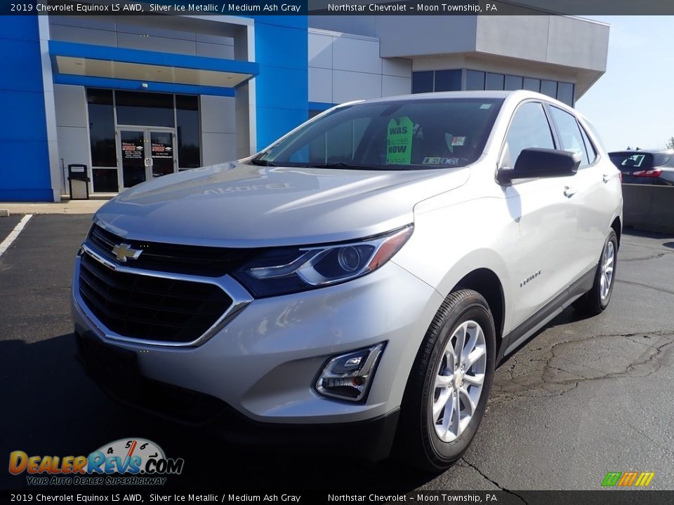 2019 Chevrolet Equinox LS AWD Silver Ice Metallic / Medium Ash Gray Photo #2