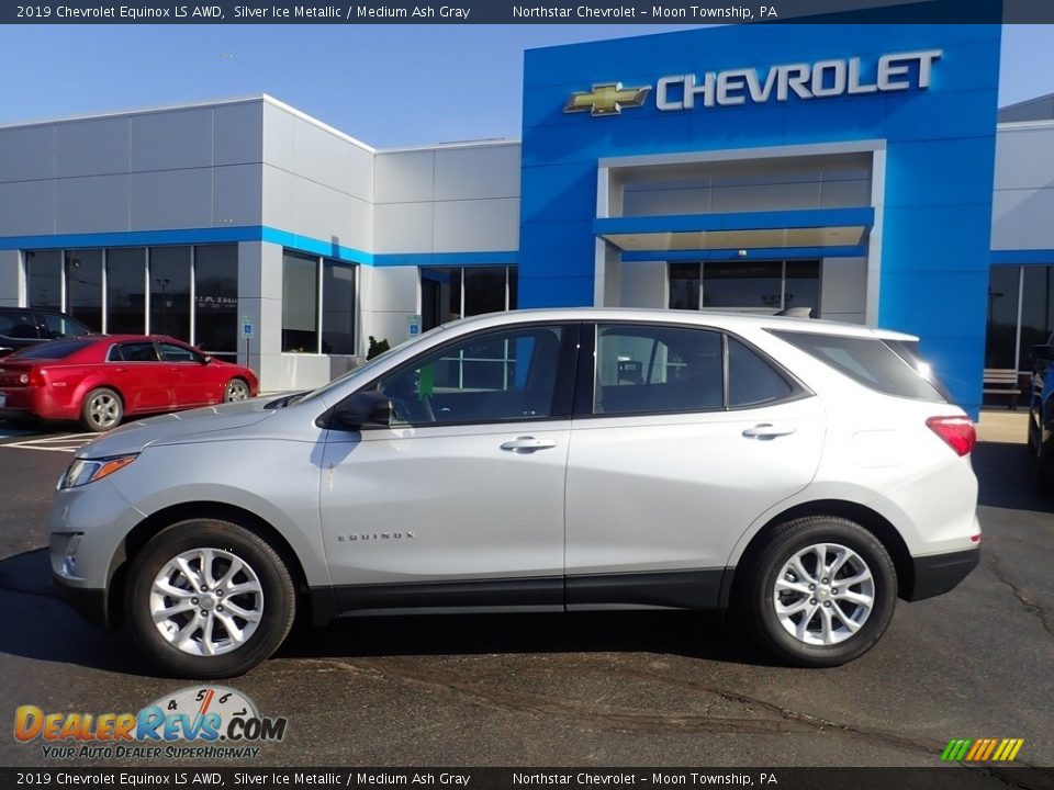 2019 Chevrolet Equinox LS AWD Silver Ice Metallic / Medium Ash Gray Photo #3