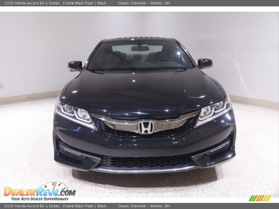 2016 Honda Accord EX-L Sedan Crystal Black Pearl / Black Photo #2