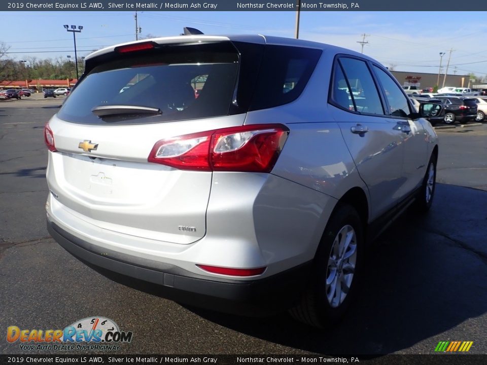 2019 Chevrolet Equinox LS AWD Silver Ice Metallic / Medium Ash Gray Photo #8
