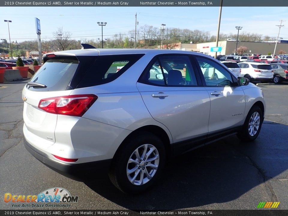 2019 Chevrolet Equinox LS AWD Silver Ice Metallic / Medium Ash Gray Photo #9