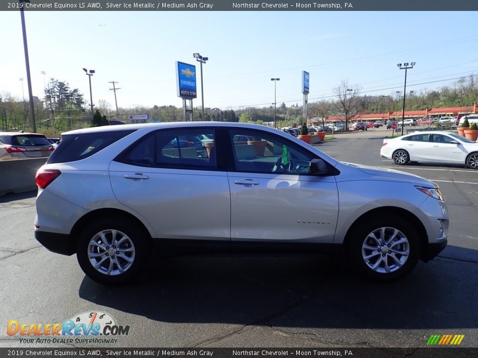 2019 Chevrolet Equinox LS AWD Silver Ice Metallic / Medium Ash Gray Photo #10