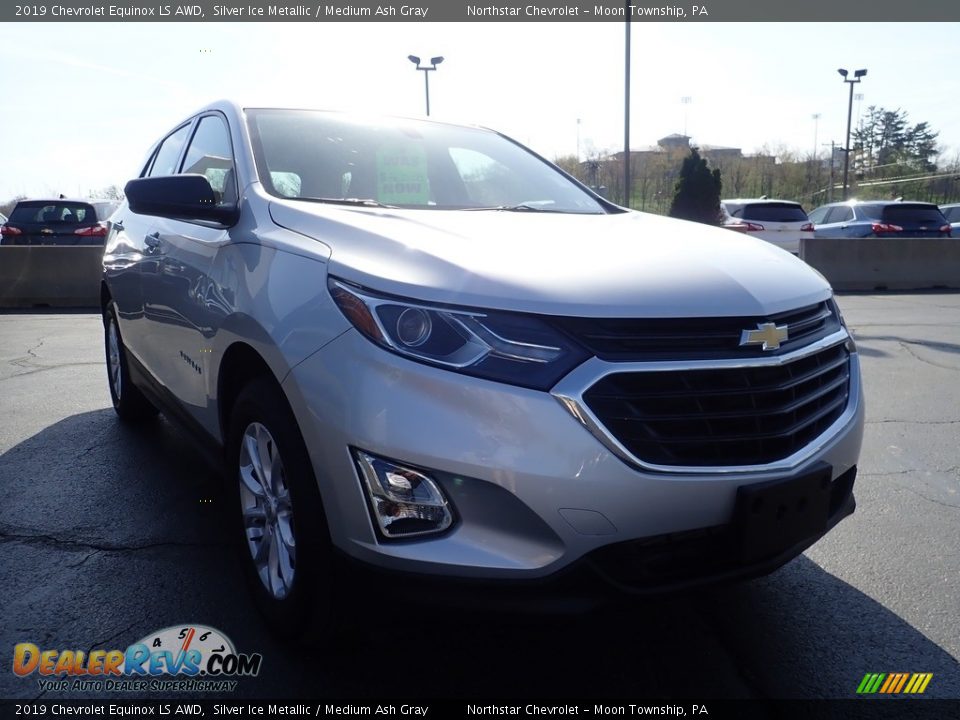 2019 Chevrolet Equinox LS AWD Silver Ice Metallic / Medium Ash Gray Photo #12
