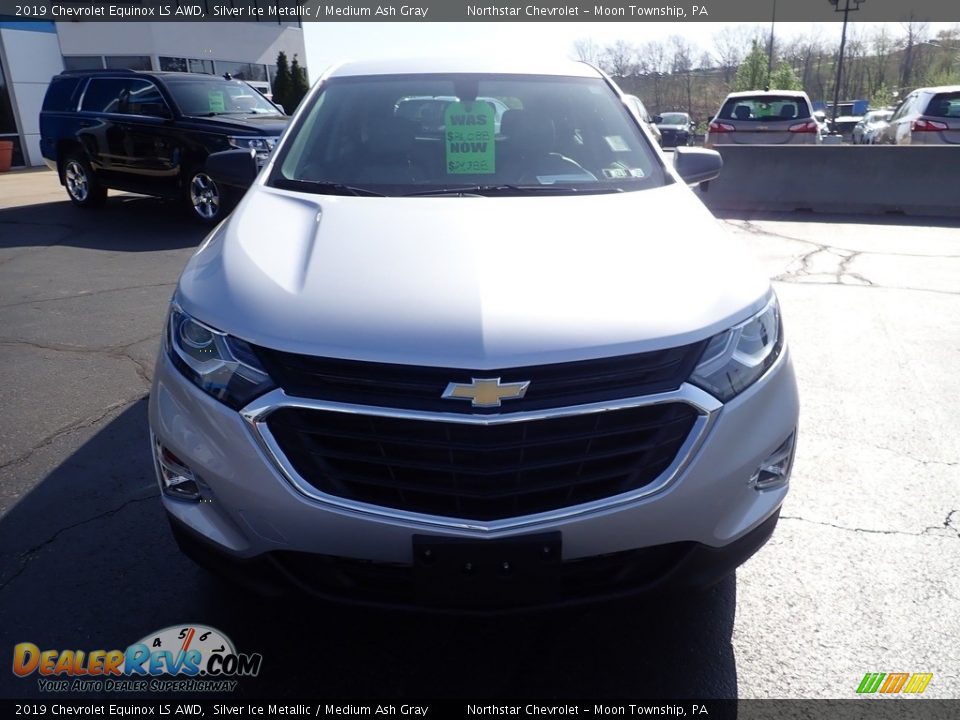 2019 Chevrolet Equinox LS AWD Silver Ice Metallic / Medium Ash Gray Photo #13
