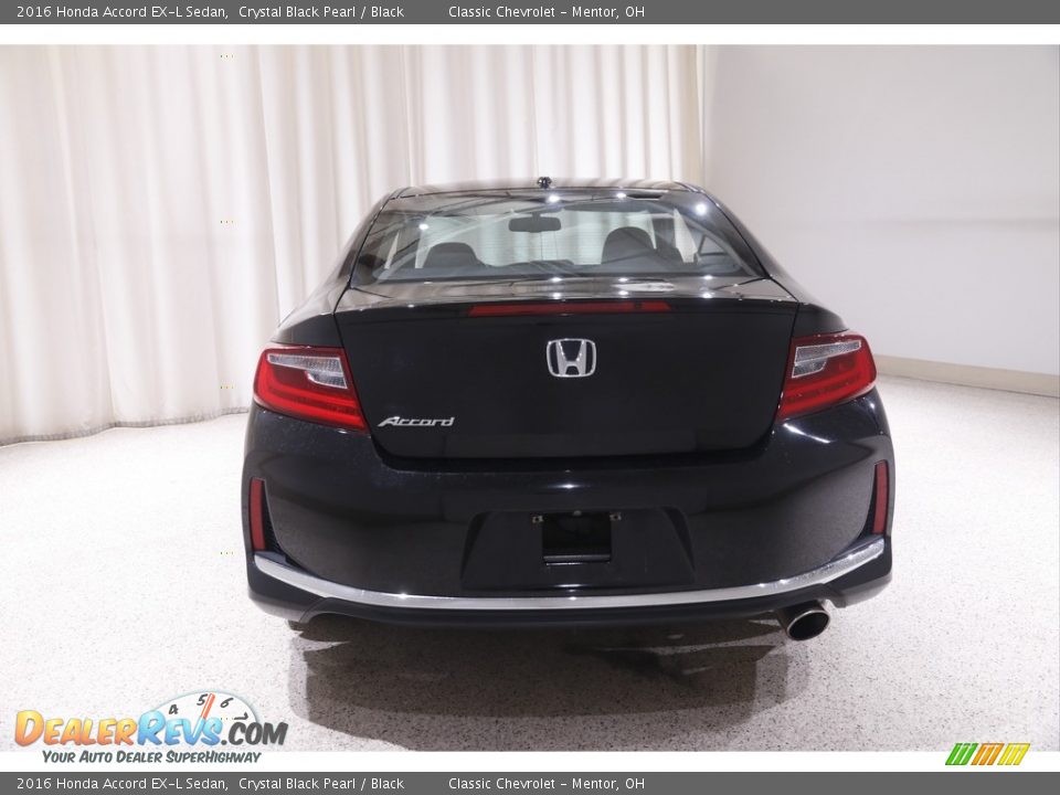 2016 Honda Accord EX-L Sedan Crystal Black Pearl / Black Photo #18