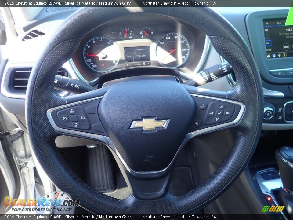 2019 Chevrolet Equinox LS AWD Silver Ice Metallic / Medium Ash Gray Photo #24