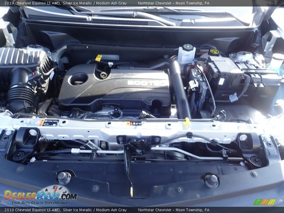 2019 Chevrolet Equinox LS AWD Silver Ice Metallic / Medium Ash Gray Photo #30