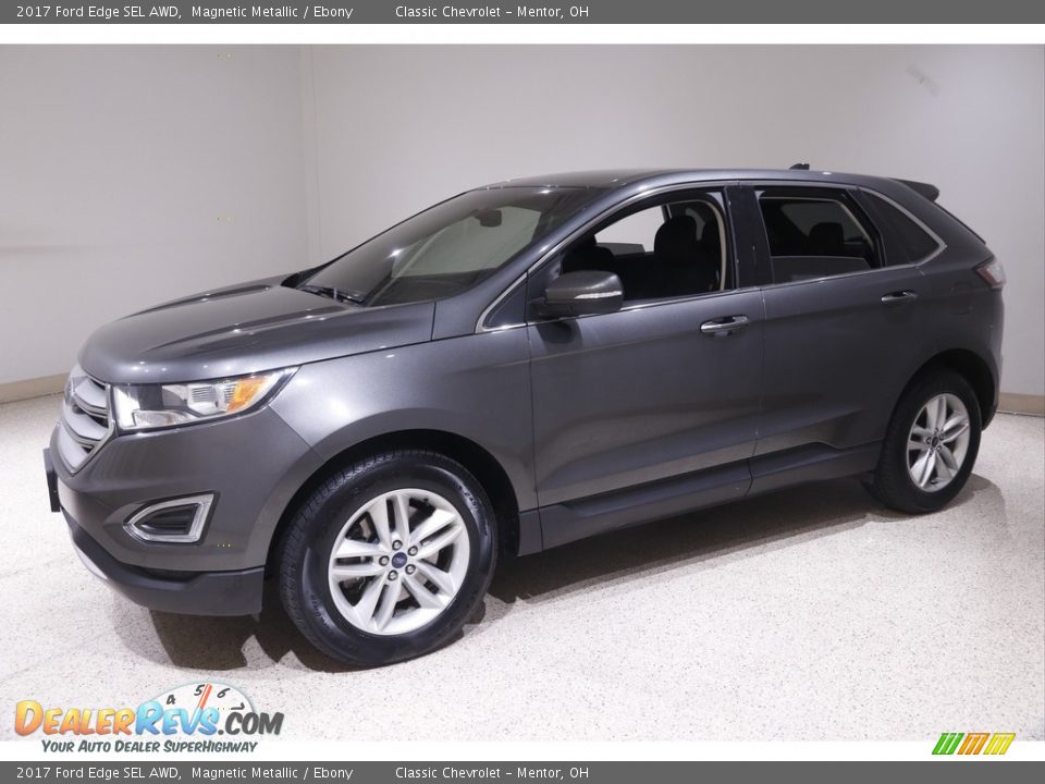 2017 Ford Edge SEL AWD Magnetic Metallic / Ebony Photo #3