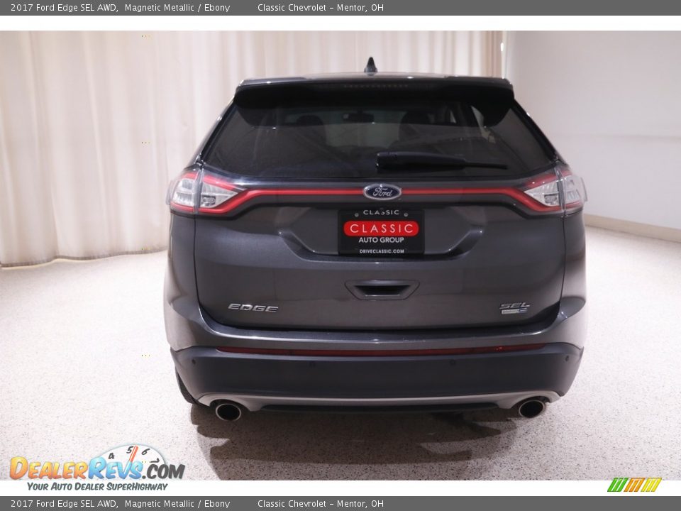 2017 Ford Edge SEL AWD Magnetic Metallic / Ebony Photo #17