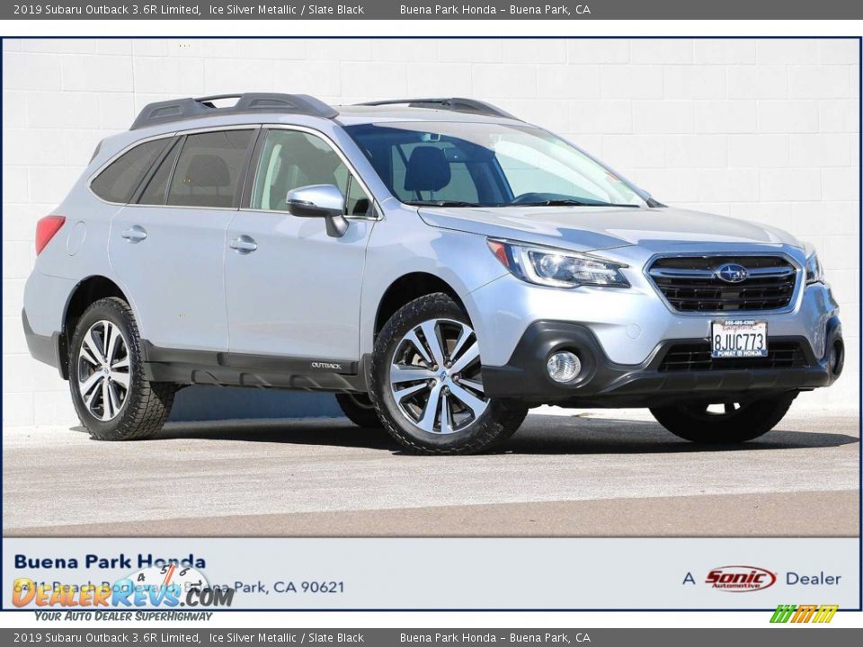 2019 Subaru Outback 3.6R Limited Ice Silver Metallic / Slate Black Photo #1