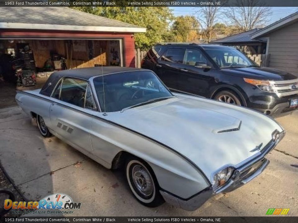 1963 Ford Thunderbird Convertible Corinthian White / Black Photo #1