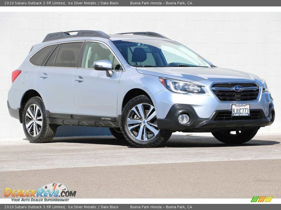 2019 Subaru Outback 3.6R Limited Ice Silver Metallic / Slate Black Photo #2