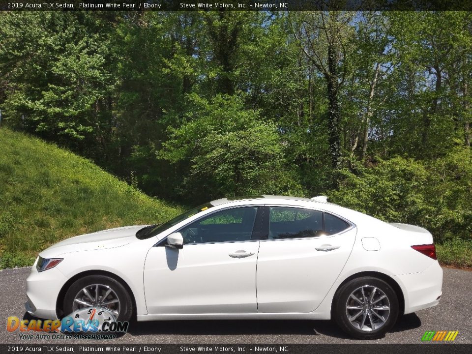 2019 Acura TLX Sedan Platinum White Pearl / Ebony Photo #1