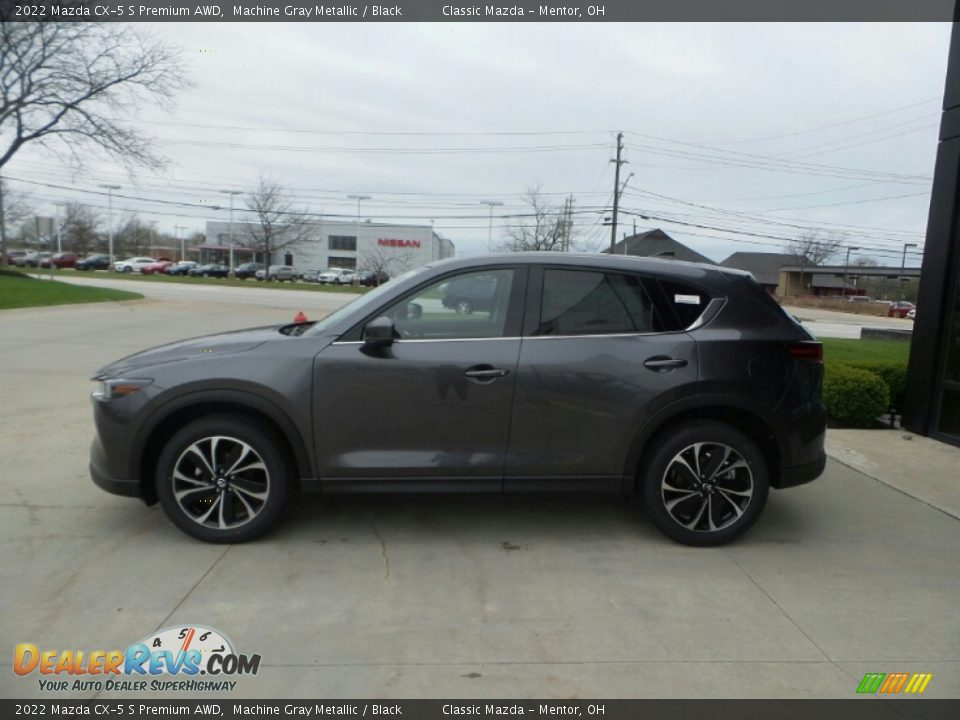 2022 Mazda CX-5 S Premium AWD Machine Gray Metallic / Black Photo #6