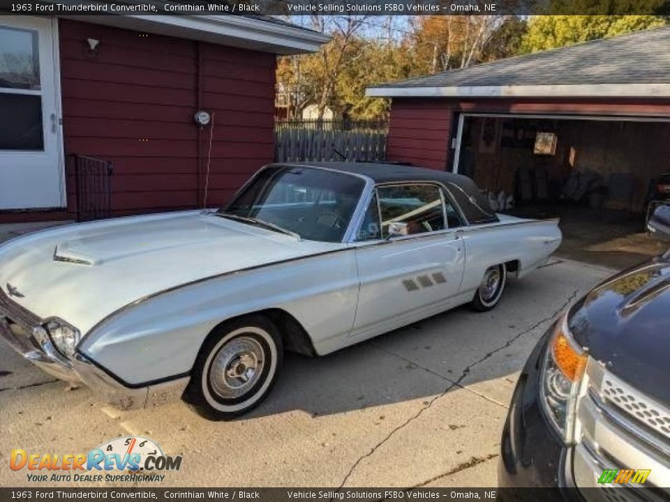 1963 Ford Thunderbird Convertible Corinthian White / Black Photo #5