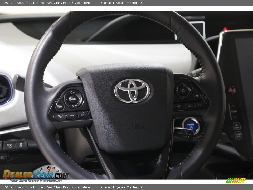 2019 Toyota Prius Limited Sea Glass Pearl / Moonstone Photo #7