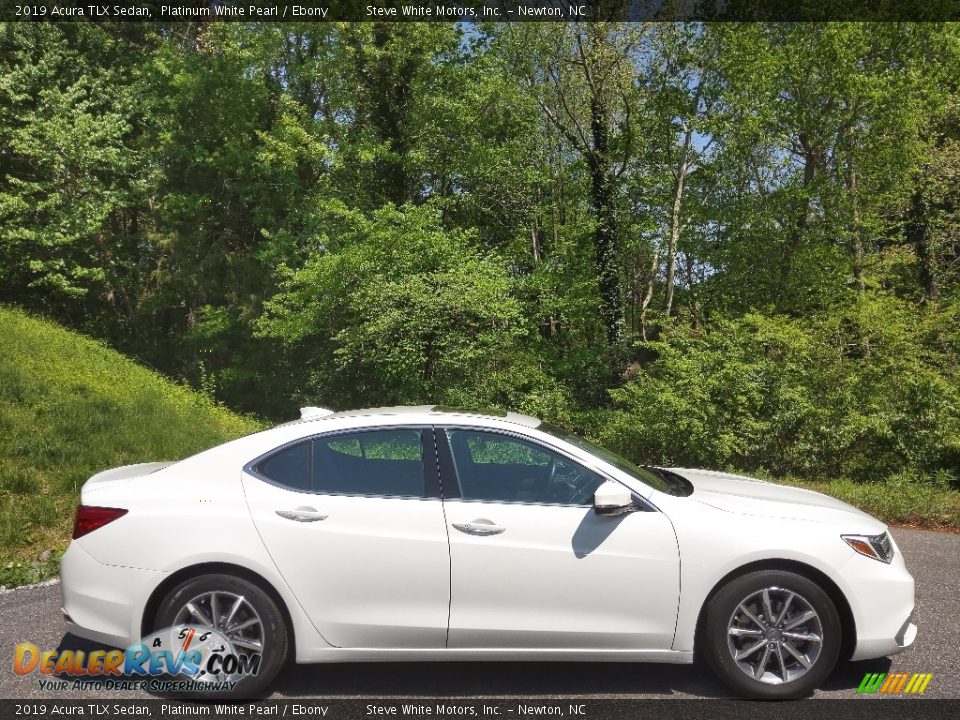 2019 Acura TLX Sedan Platinum White Pearl / Ebony Photo #5