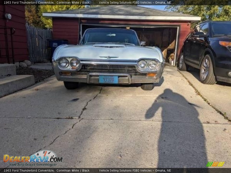 1963 Ford Thunderbird Convertible Corinthian White / Black Photo #8