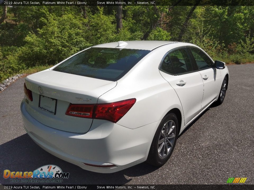 2019 Acura TLX Sedan Platinum White Pearl / Ebony Photo #6