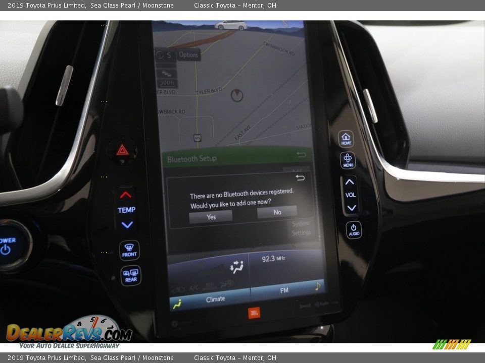 2019 Toyota Prius Limited Sea Glass Pearl / Moonstone Photo #11