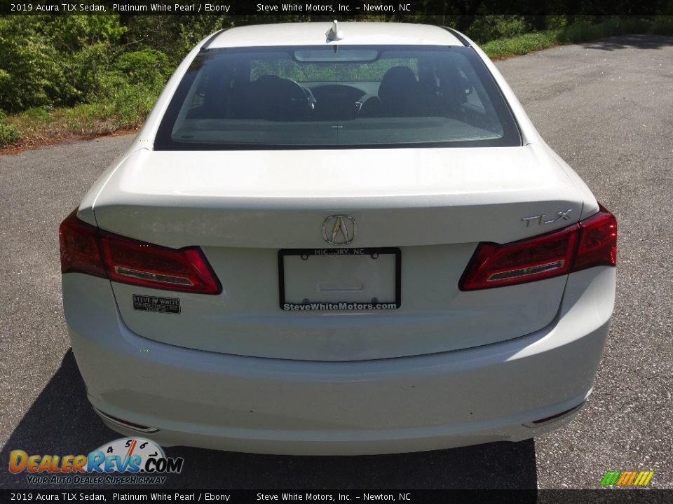 2019 Acura TLX Sedan Platinum White Pearl / Ebony Photo #7