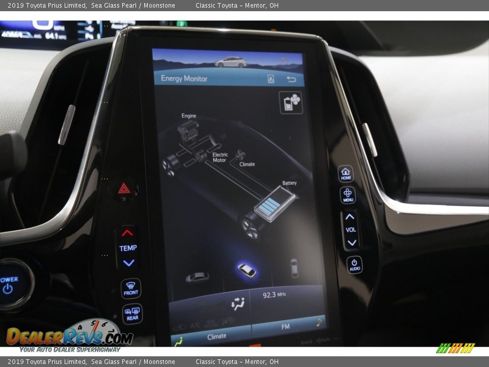 2019 Toyota Prius Limited Sea Glass Pearl / Moonstone Photo #12