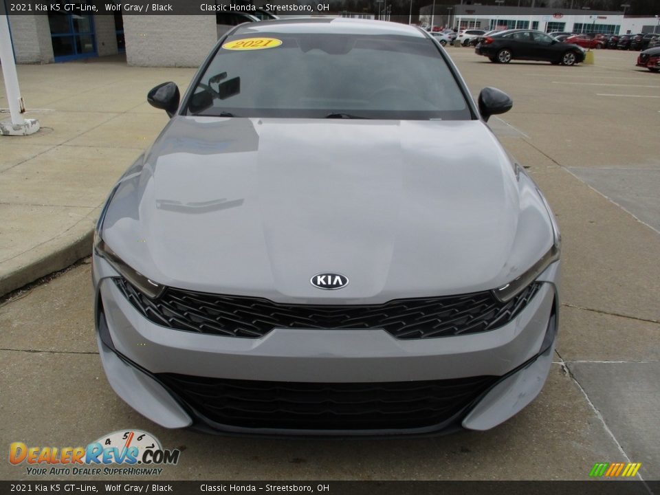 2021 Kia K5 GT-Line Wolf Gray / Black Photo #3